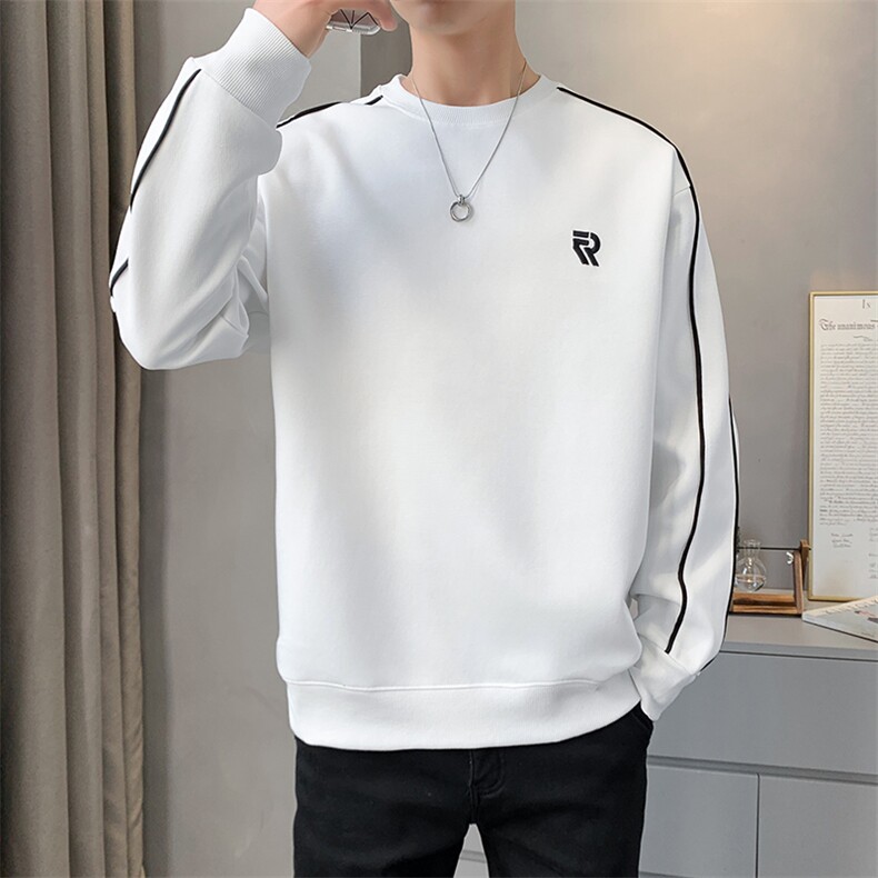 秋季男士休闲时尚圆领刺绣套头卫衣打底衫YD6132-P48图片