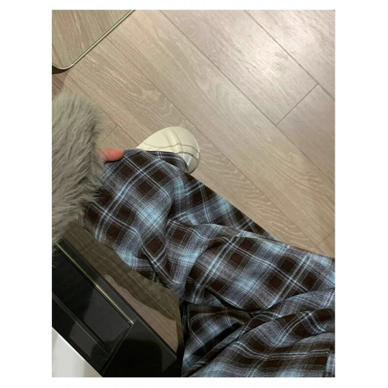 AK2151-P45高腰春秋新款显瘦阔腿直筒休闲裤,女装休闲裤,星座617A-2