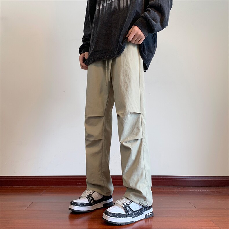 KP811P45美式速干伞兵裤潮流休闲裤男宽松直筒拖地裤束脚裤卫裤,男装休闲裤,星座1204-3