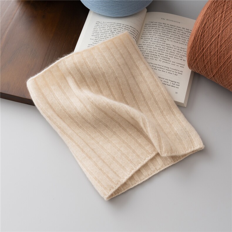 2025年秋季新款百度女士双股加厚保暖围脖，围巾，朴石羊绒