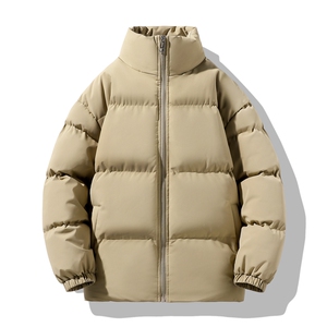 9976-P60 冬季宽松情侣棉衣面包服（八个色）深度库存图片