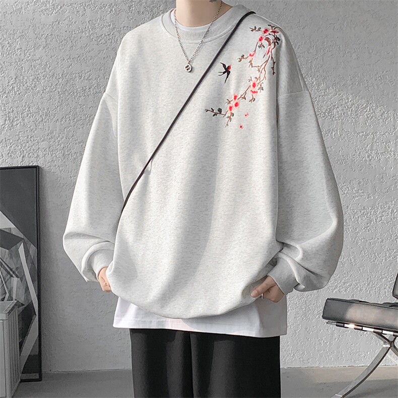 【现货】WY5502-P45特控68新中式刺绣套头卫衣（65棉）已注册,男装卫衣,电商D232