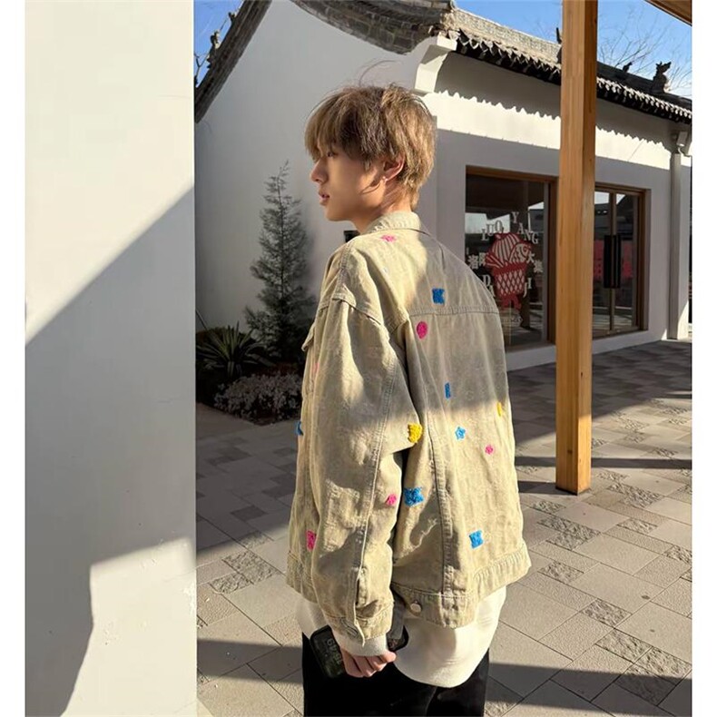 1506/Q18450/P72原版质量夹克牛仔外套,男装工装外套,星座1506