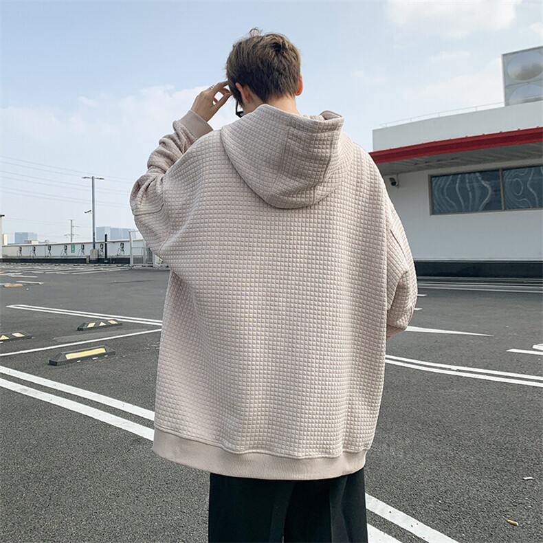 M-8XL春季高品质夹克卫衣加肥加大码连帽重磅开衫外套KS2102/P80,男装卫衣,电商B238