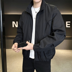 现货美式蝙蝠袖立领夹克外套男2026新款短款外套JK02636-P75图片