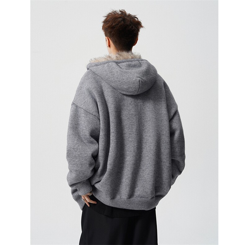 现货高品质可供得物加绒加厚座山雕针织外套310A-2ZSD2303P198,女装短外套,星座310A-2