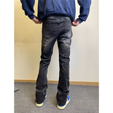 男秋季休闲直筒黑灰色牛仔裤N850-P49，男装牛仔裤，星座208-5