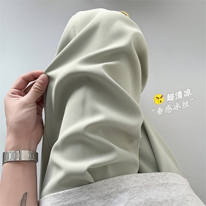 X2398-TP35 58 冰丝裤男夏季宽松直筒运动裤垂感阔腿休闲长裤图片