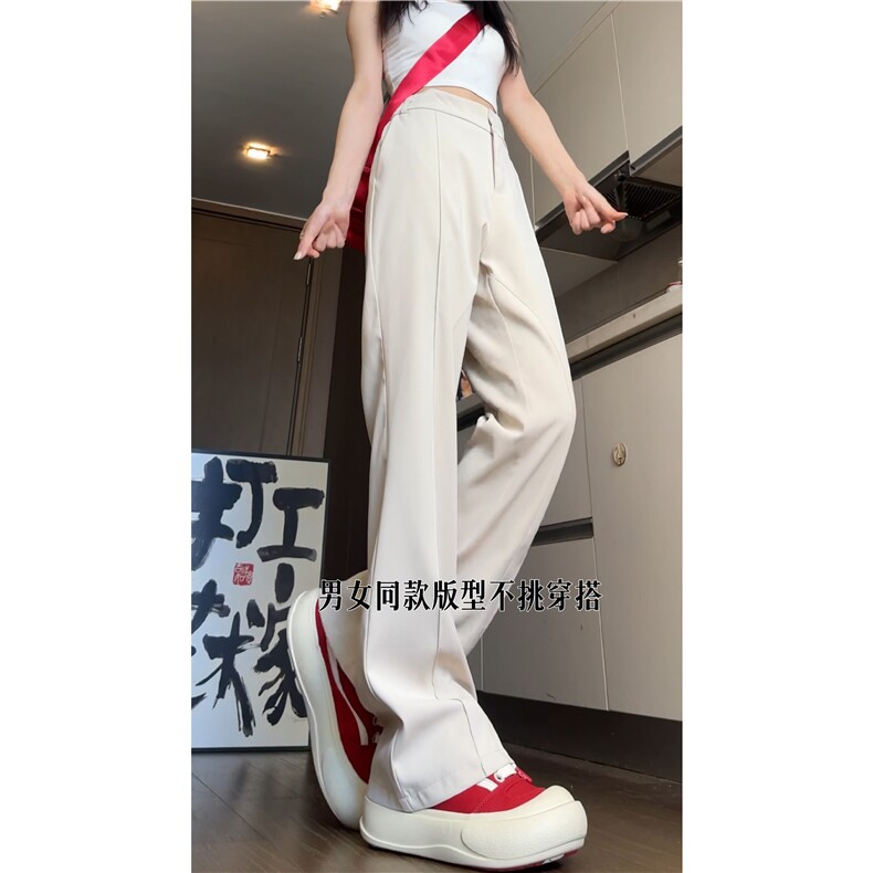 INS夏季新款高街潮流cleanfit休闲微喇西裤B315-K24248-特p40控78,男装西裤,电商B315