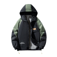 JK2302加绒-P93L-9XL冬季新款防水大码冲锋衣男潮加绒棉衣，男装夹克，星座109