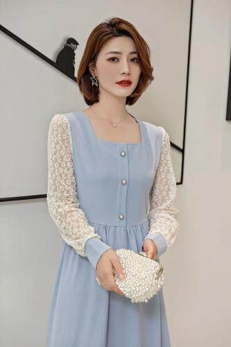 春装新款连衣裙，女装连衣裙，莎咔