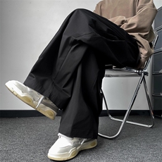 美式hiphop垂感运动裤春季潮牌宽松阔腿裤休闲卫裤男士K7540-P33，男装休闲裤，星座512-3