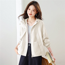 现货！现货！2026春季新款宽松休闲时尚短款外套女，女装短外套，以桐