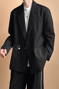 现货春秋新款高级感西装外套宽松休闲设计感西服A351-AX2480-P125图片