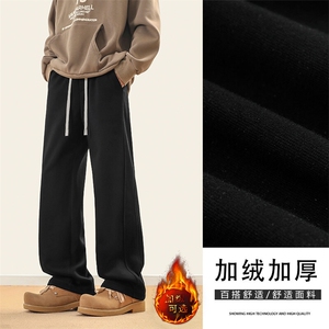 抽绳加绒加厚卫裤美式高街运动裤有型休闲裤X1690 加绒特批47图片