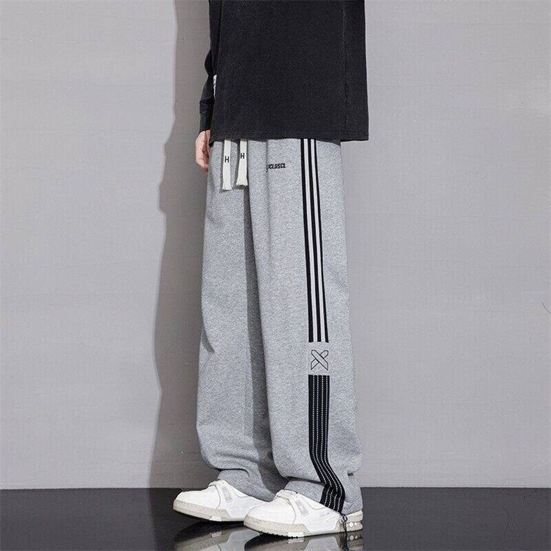 72501-P45裤子男春夏季潮牌美式宽松直筒休闲长裤男阔腿运动卫裤,男装休闲裤,电商D310B
