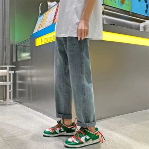 牛仔裤男秋季潮大码休闲裤子直筒老爹裤NZ7012P38图片
