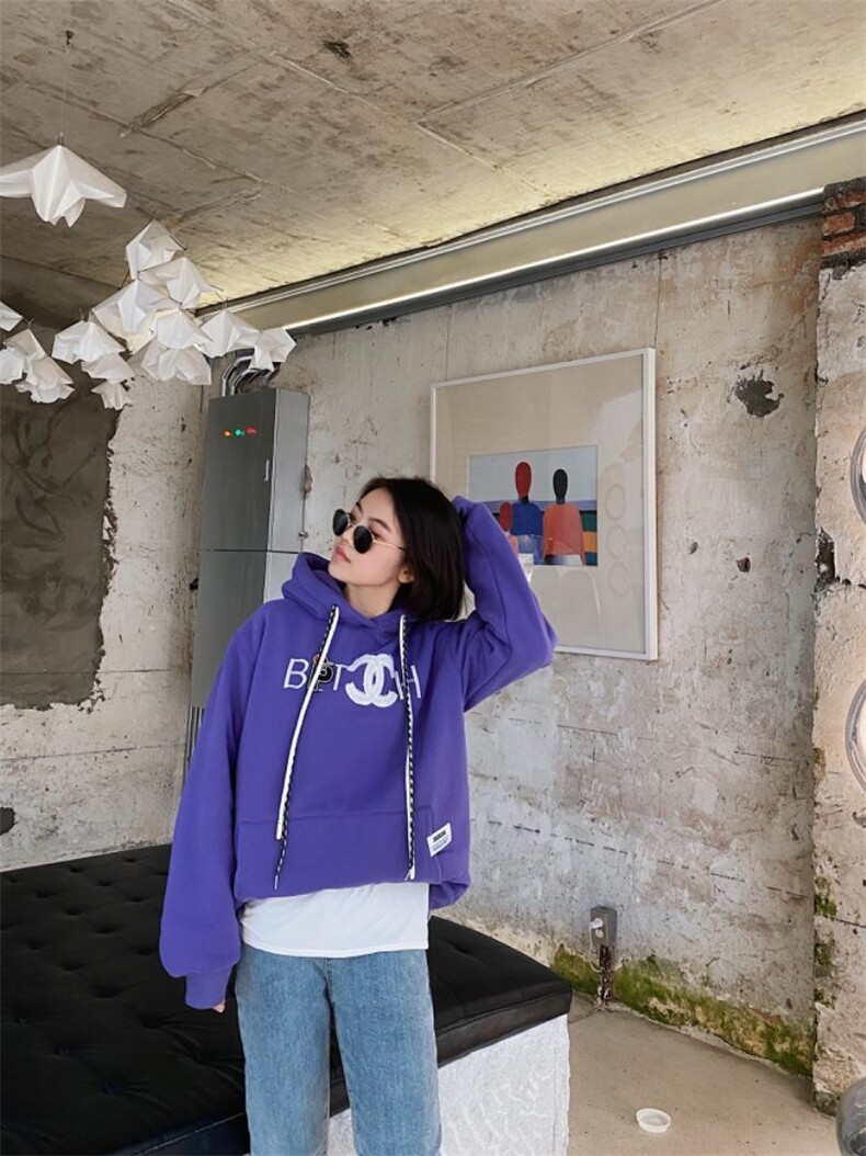 2021/加绒卫衣/NEW，女装卫衣/绒衫，潘朵拉