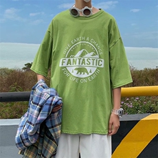 夏季新款短袖t恤男潮牌印花半袖ins港风宽松学生上衣潮TX608-P25，男装T恤，星座1008