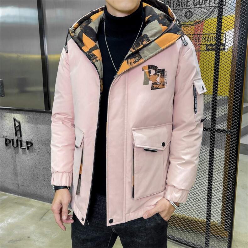 棉衣男中青年冬季新款保暖休闲上衣棉服男装厚款连帽宽松外套,男装棉衣,电商B212（原钱塘6029）