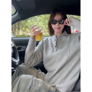 白色/黑色/灰白色男士卫衣 原版质量纽扣工艺 1图片