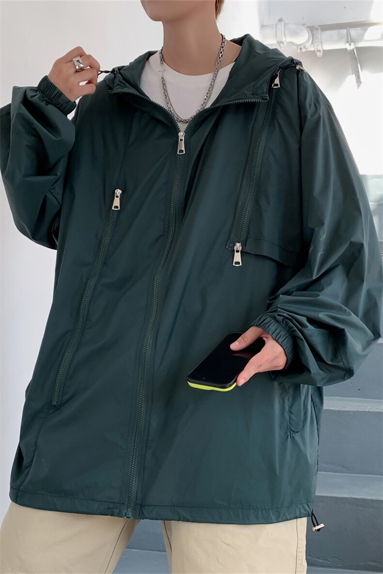 F8079/P65防晒指数UPF50+有报告防紫外线防晒服男外套防晒衣,男装防晒衣,电商A141