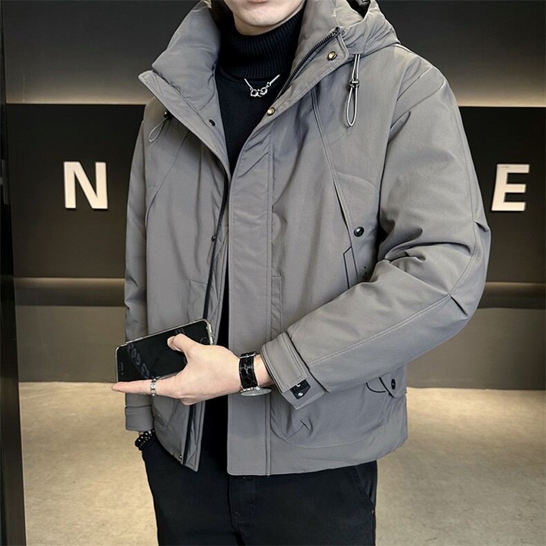 标50白鸭绒连帽男装羽绒服户外防寒服外套C317-Y5869-P215,男装羽绒服,电商C317
