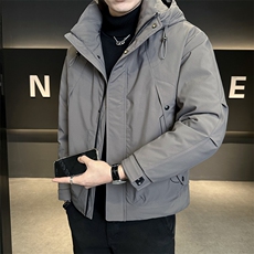 标50白鸭绒连帽男装羽绒服户外防寒服外套C317-Y5869-P215，男装羽绒服，电商C317