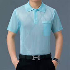 2023夏季新款薄款短袖t恤男装冰丝夏装中老年人宽松速干体恤，男装T恤，电商B212（原钱塘6029）