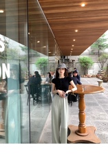 新款休闲百搭阔腿裤时尚休闲风女，女装休闲裤，素语电商供货