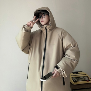 连帽冲锋衣棉服外套男冬宽松加厚保暖机能工装情侣棉衣TT568 P90图片