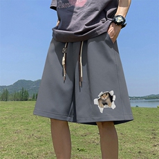 已注册新款直播抖音得物品质菠萝格运动男休闲短裤K085P30，男装牛仔裤，电商C408-1(原B339-1)