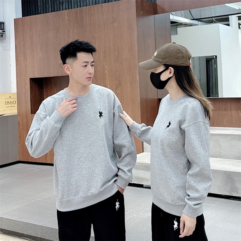 时尚潮流男士宽松休闲长袖套头卫衣舒适百搭适合秋季穿着男装,男装卫衣,德尔信羊绒