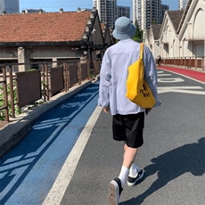 格子衬衫男设计感小众高级感痞帅寸衫春秋新款千鸟格长袖衬衣，男装衬衫，星座506A