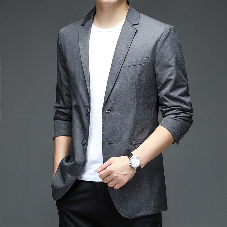 8813-83春秋款男士西服薄款透气外套P170图片