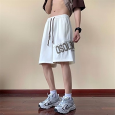 休闲短裤男运动宽松大码薄款外穿篮球5五分裤潮流DK027310B-1P37，男装牛仔裤，星座310B-1