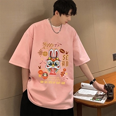 麂皮绒短袖t恤男大码半袖男JD82299-P25，男装T恤，电商A040
