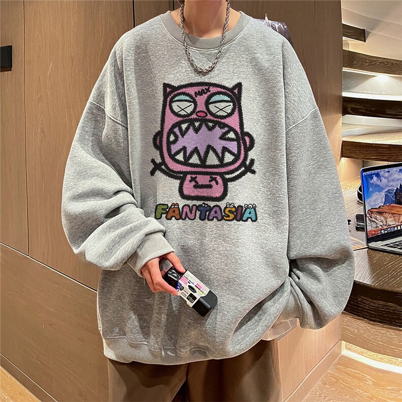 直播360克重磅美式潮牌印花卫衣Y105特P28 同步供应华棉品质图片