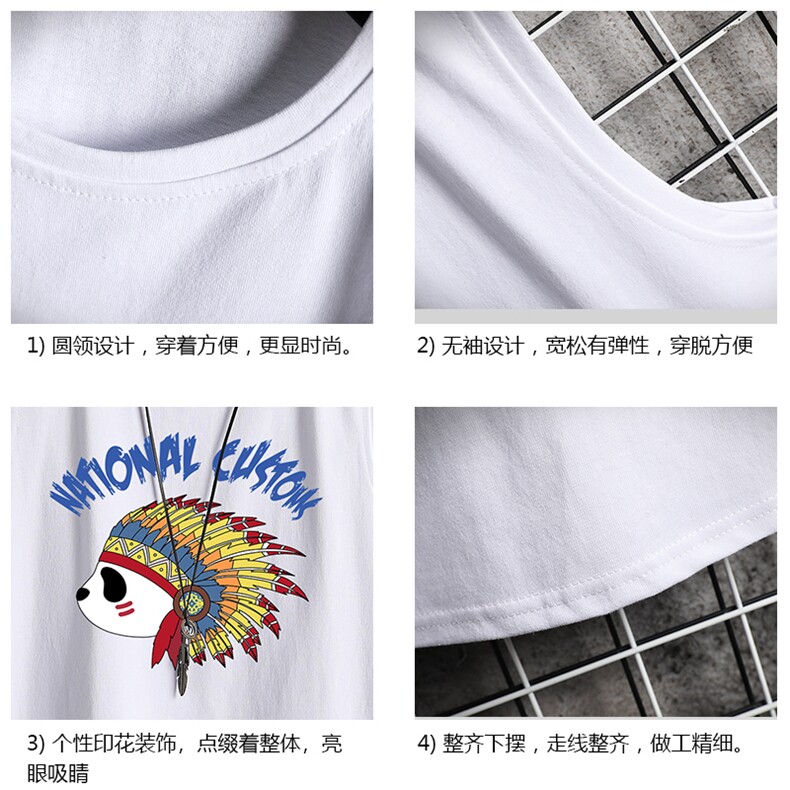 BX25196-P20港风运动汗背心男大码汗衫男无袖T恤男网格,男装T恤,电商A040A