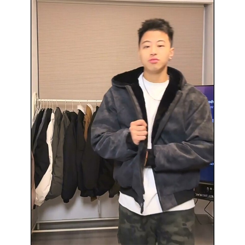 现货高品质美式冬季重磅座山雕大毛毛领pu皮棉衣男女加厚外套,男装皮衣,电商A486-1