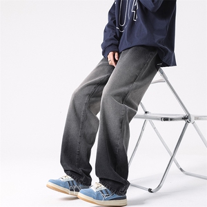 8XL-M美式渐变色特大码牛仔裤男加肥加大码重工艺 K909P50控价68图片