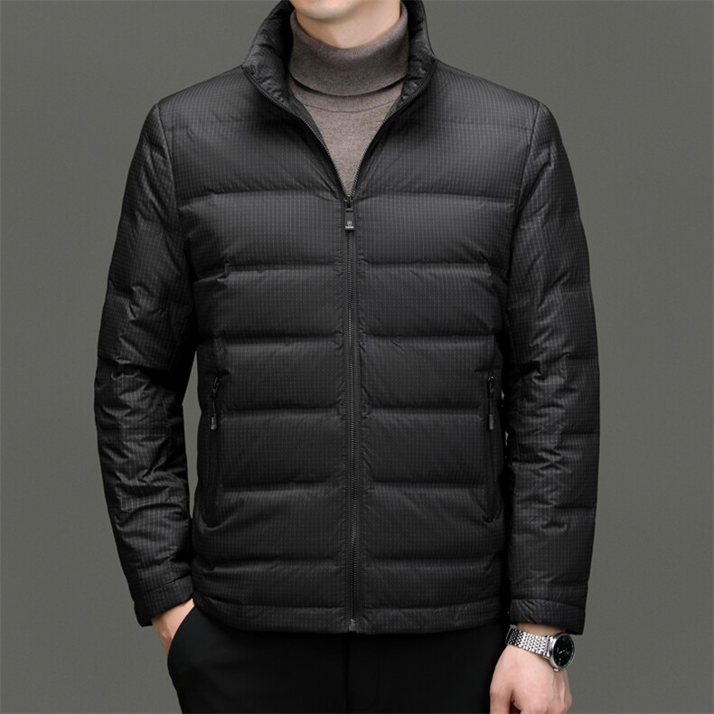 BN23306钱塘2020-2冬季时尚休闲厚款中年男士90鸭绒羽绒服P150图片