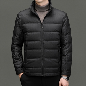 BN23306钱塘2020-2冬季时尚休闲厚款中年男士90鸭绒羽绒服P150图片