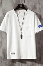 DX24062-P25大口袋百搭短袖t恤男大码半袖体恤上衣服，男装T恤，电商A040A