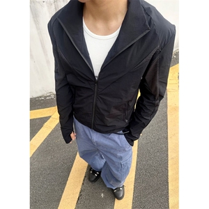 立领防晒衣男夏季休闲运动跑步轻量透气显瘦防晒外套FJK05图片