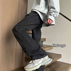 XZ616春季新款复古破洞设计感牛仔裤休闲长裤TY2405P65控78，男装牛仔裤，星座512A（原616）