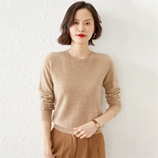 【断码毛衫】加厚衫秋冬圆领针织打底衫修身内搭羊毛衫女毛衣，女装针织衫/毛衣，质第工厂直营店