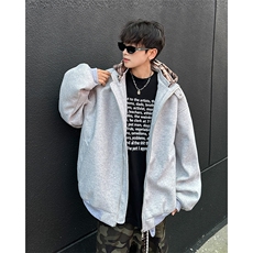 外套男ins高街潮牌港风日系原宿风韩版潮流宽松夹克JK09341-P85，男装夹克，星座308B-2