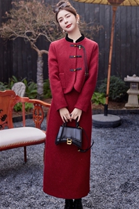 新中式小香风两件套裙女2025年春季新款气质优雅高端套装图片