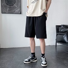 1港风休闲大码M-5XL运动日系原宿潮流五分裤男中裤DK751P18控29，男装牛仔裤，星座226-2